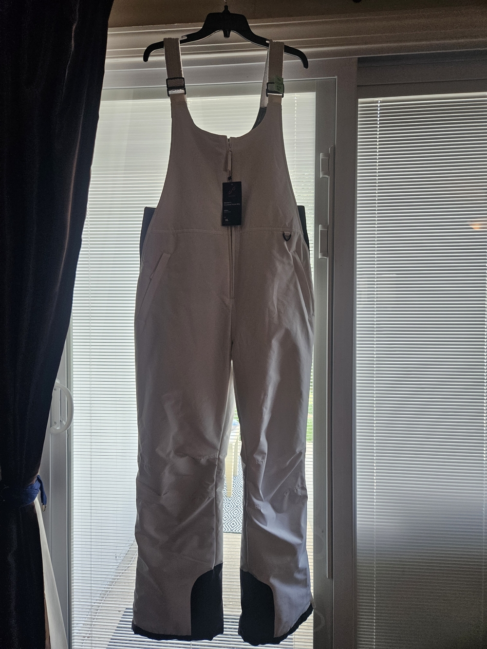 NWT Sportneer Women's White Insulated Bib Overalls